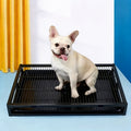 1pc Portable Dog Toilet | Durable Plastic, Indoor and Outdoor Dual-Use, Easy-to-Clean Training Bedpan Tray, Suitable for Small to Large Dogs, Includes Sand Table