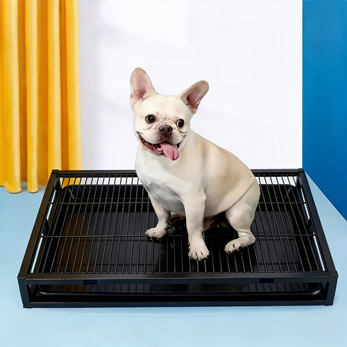 1pc Portable Dog Toilet | Durable Plastic, Indoor and Outdoor Dual-Use, Easy-to-Clean Training Bedpan Tray, Suitable for Small to Large Dogs, Includes Sand Table