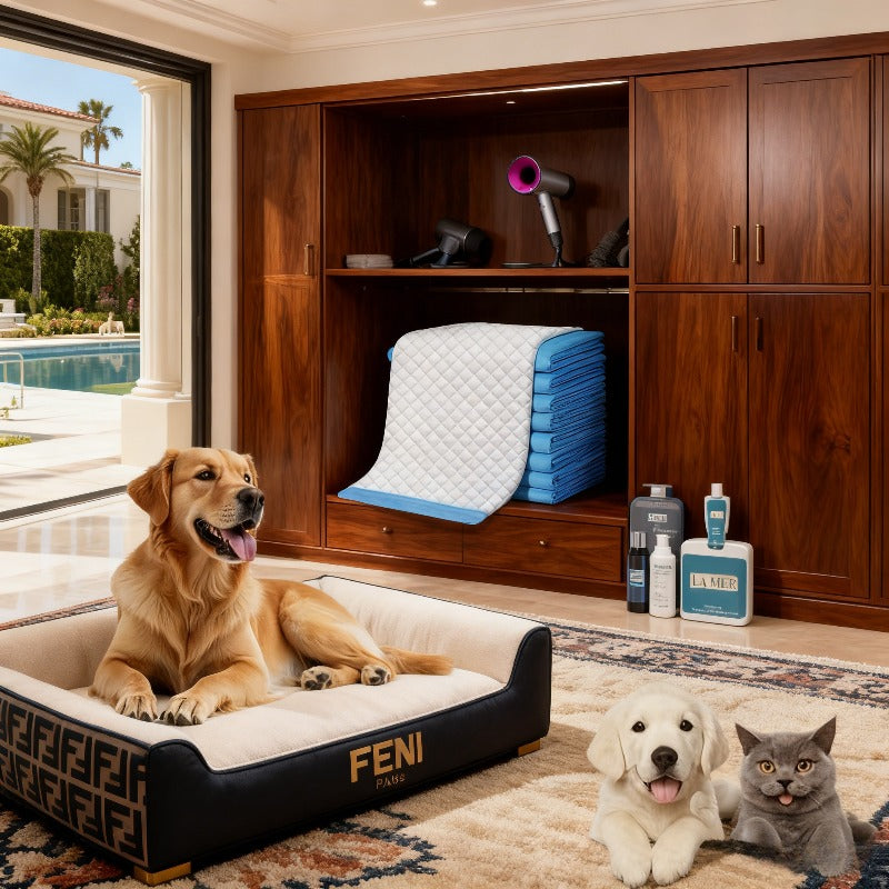 XXXXL Dog Potty Pads 31X47 Inch, 6-Layer Super Absorbent & Leak-Proof Puppy Pads, 40 Count for Large Dogs, Post-Surgery Care & Training