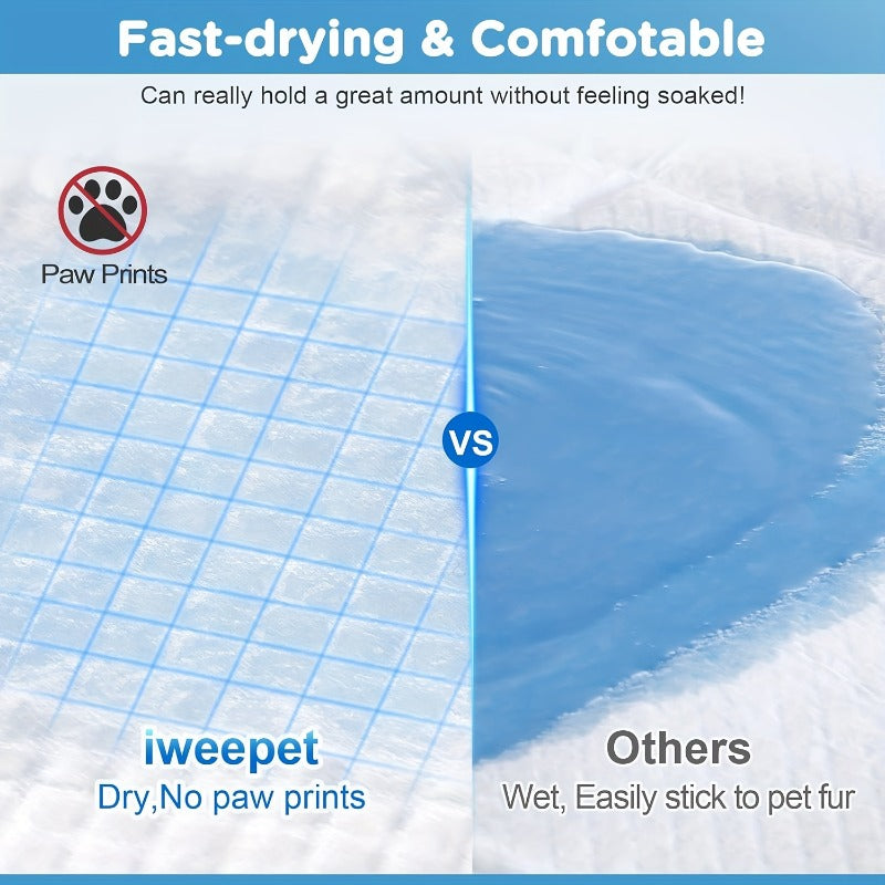 XXXXL Dog Potty Pads 31X47 Inch, 6-Layer Super Absorbent & Leak-Proof Puppy Pads, 40 Count for Large Dogs, Post-Surgery Care & Training