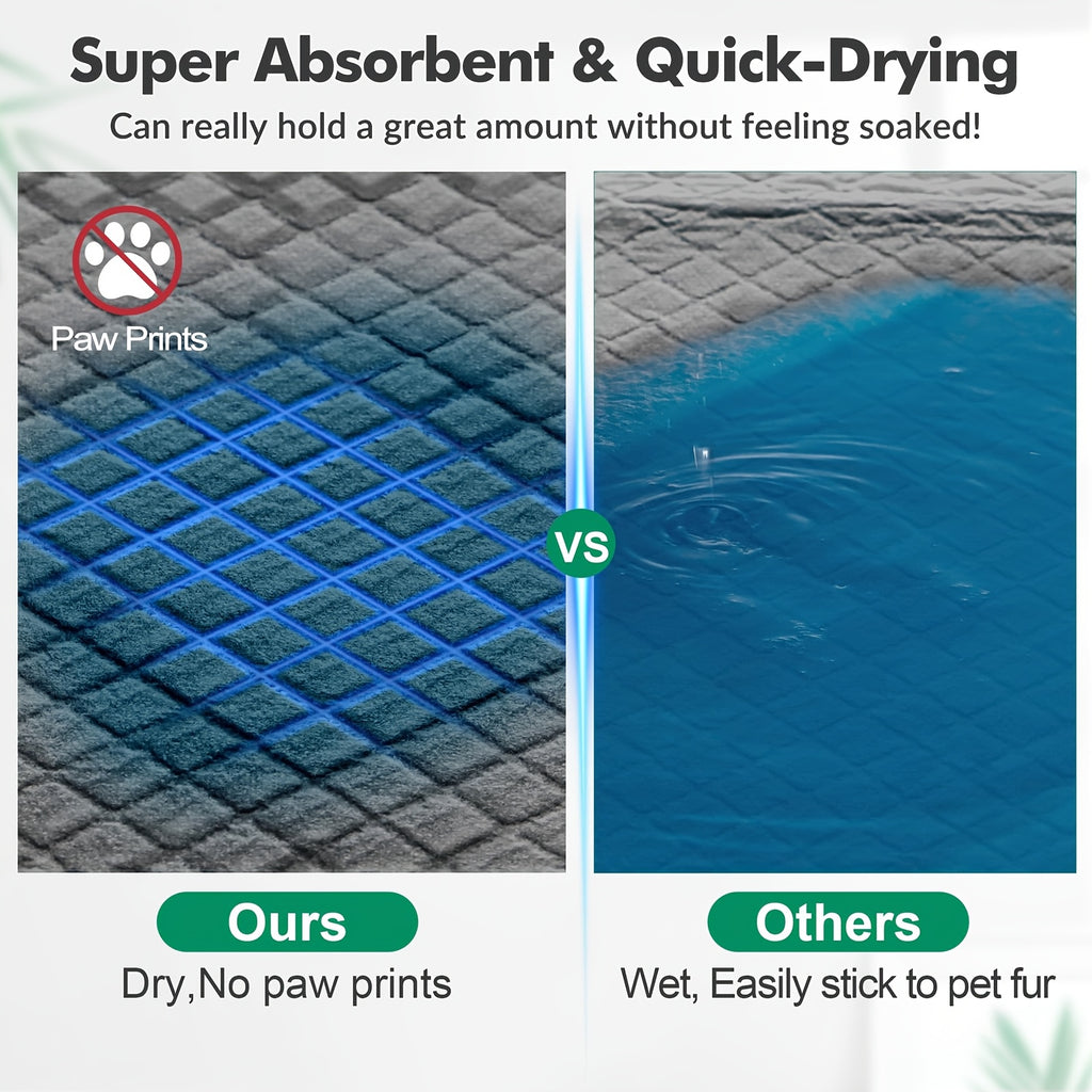 Upgraded Charcoal Puppy Pads, Thicken XXL 32'x48'\u002F 32'x56'Pee Pads for Dogs, Super Absorbent Up to 13Cups, Odor Control & Leak Proof Dog Training Pads for Surgery, Older, Puppy, 40 Counts
