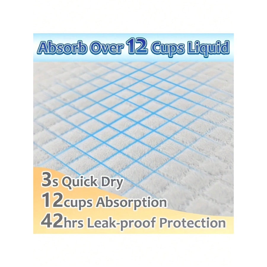 Suitable for Doggiel Potty Training Pads with Absorbent Polymer Core - 6-Layer Leakproof Quick-Dry Disposable Dog Urine Bed Pads, Indoor\u002FOutdoor Use, Suitable for Housebreaking, Puppy Training, for & for Travel, Hygienic Bedding