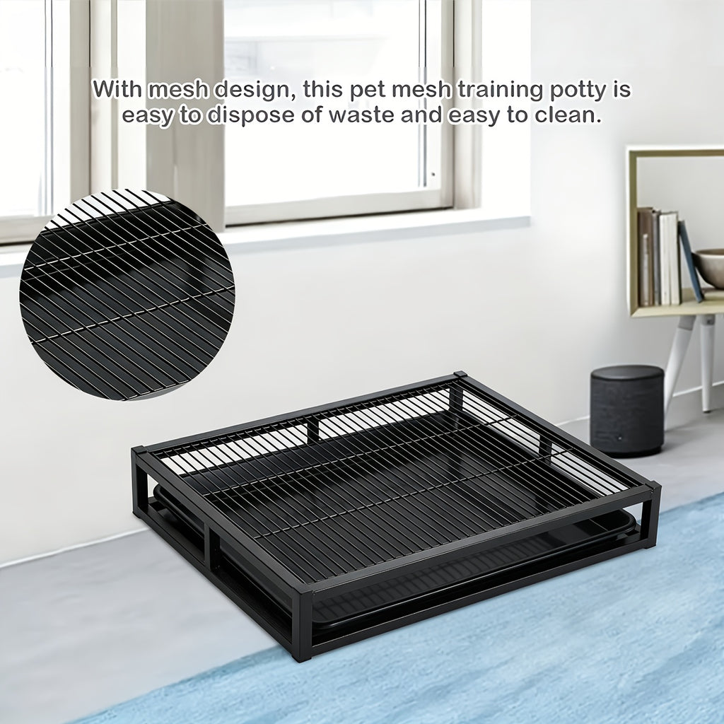 1pc Portable Dog Toilet | Durable Plastic, Indoor and Outdoor Dual-Use, Easy-to-Clean Training Bedpan Tray, Suitable for Small to Large Dogs, Includes Sand Table