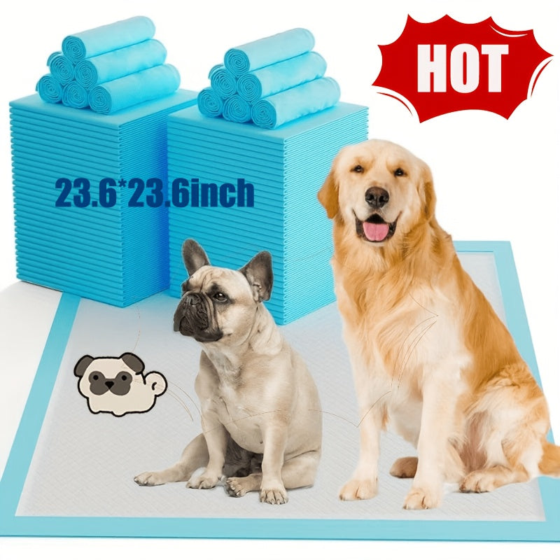 Suitable for Doggiel Potty Training Pads with Absorbent Polymer Core - 6-Layer Leakproof Quick-Dry Disposable Dog Urine Bed Pads, Indoor\u002FOutdoor Use, Suitable for Housebreaking, Puppy Training, for & for Travel, Hygienic Bedding