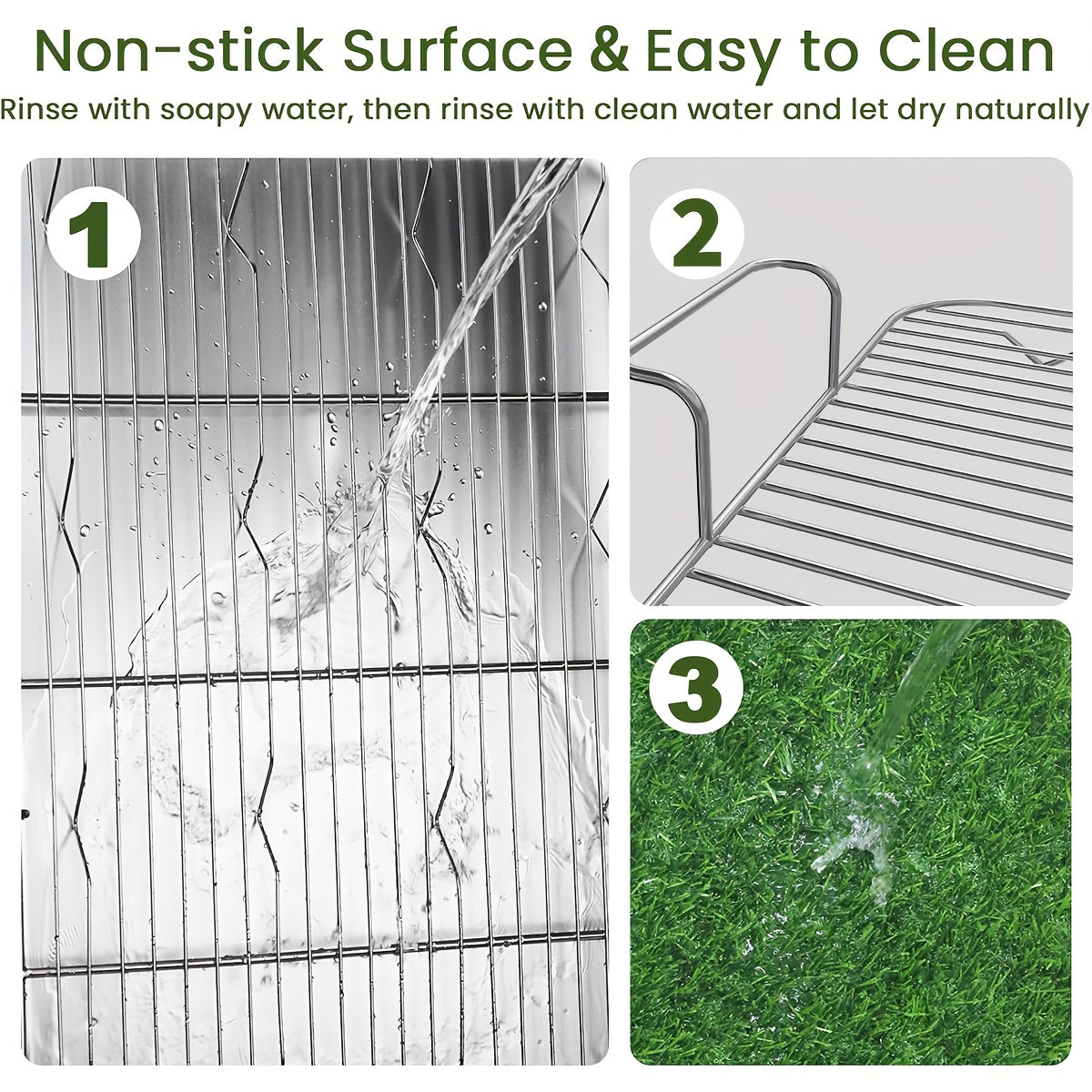Stainless Steel Dog Toilet with Fence - Washable Indoor\u002FOutdoor Portable Potty for Small\u002FMedium Dogs, Durable & Easy-to-Clean Design for Balcony or Home Use, Petfriendly Design | Sleek Dog Box | Durable Pet Product, Portable Toilet