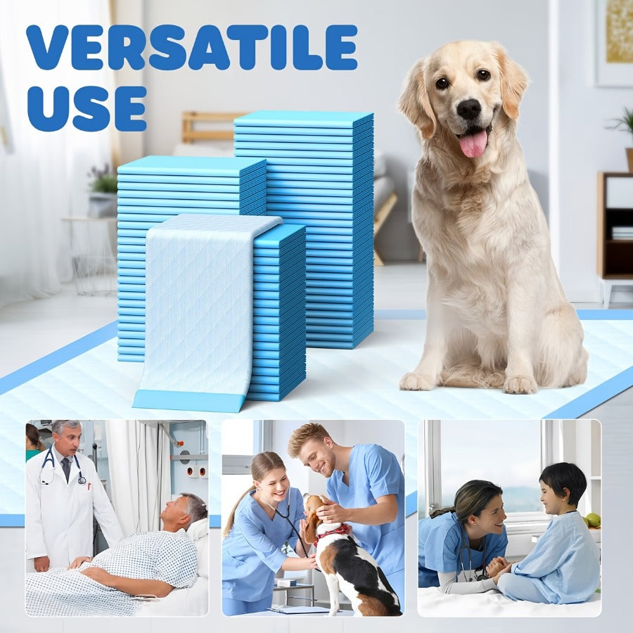 Suitable for Doggiel Potty Training Pads with Absorbent Polymer Core - 6-Layer Leakproof Quick-Dry Disposable Dog Urine Bed Pads, Indoor\u002FOutdoor Use, Suitable for Housebreaking, Puppy Training, for & for Travel, Hygienic Bedding