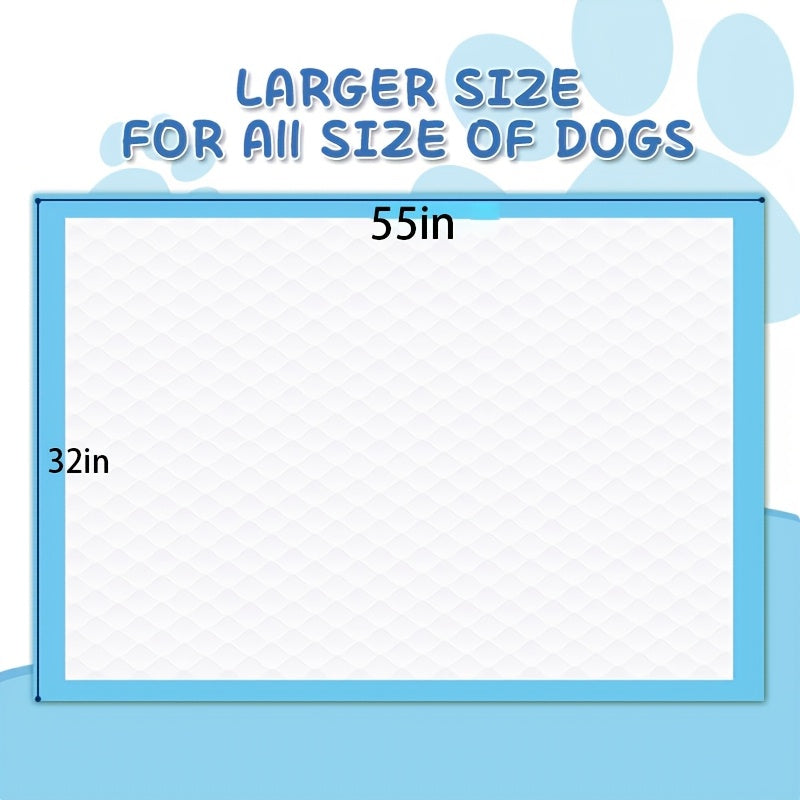 Disposable Puppy Pads, 100 Count\u002F80Count 25x35in\u002F28x40in, 8 Layer Pee Pads for Dogs, Absorbent Diaper Changing Pad, Dog Potty Training Supplies, Quick Dry Pet Housebreaking Essentials for Puppies