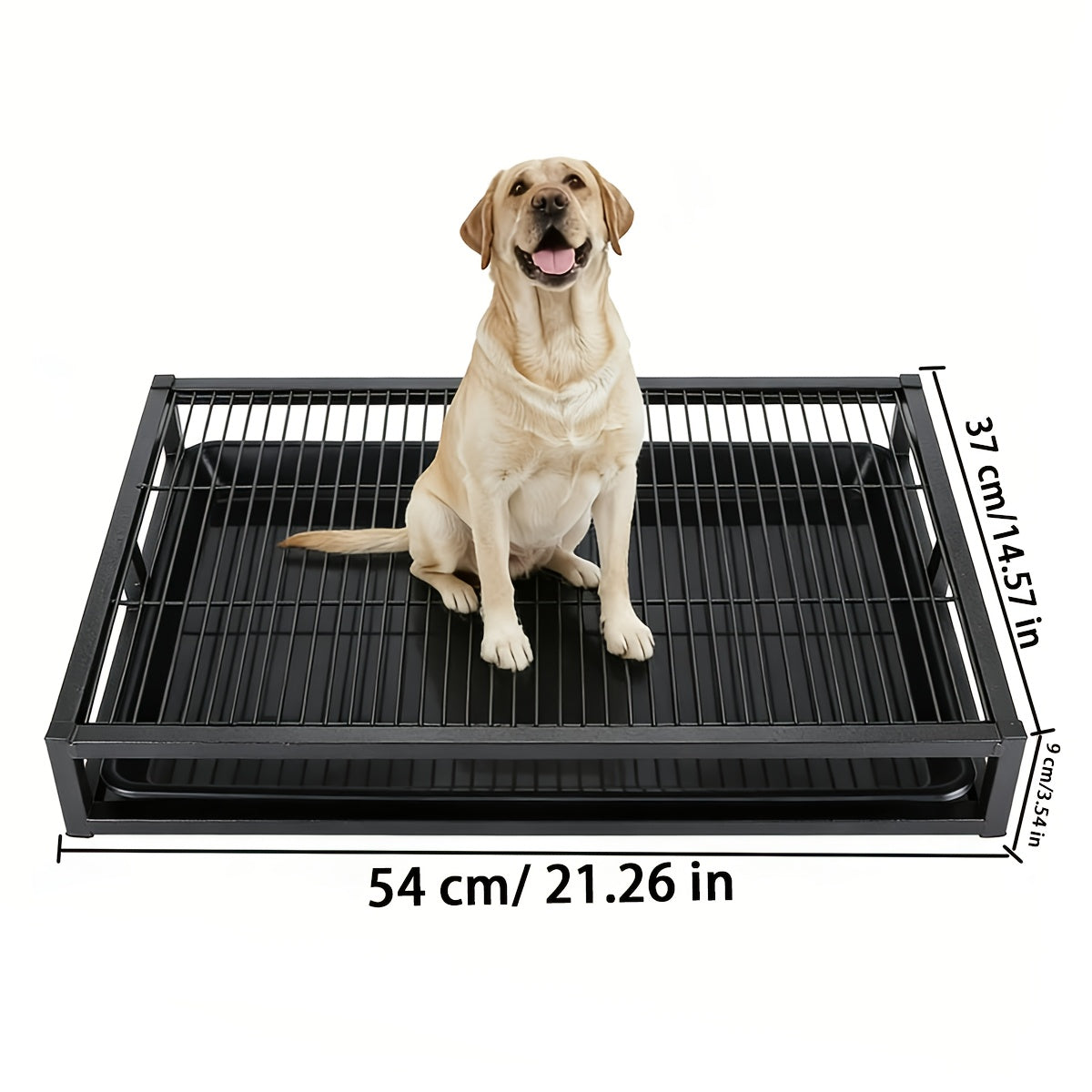 1pc Portable Dog Toilet | Durable Plastic, Indoor and Outdoor Dual-Use, Easy-to-Clean Training Bedpan Tray, Suitable for Small to Large Dogs, Includes Sand Table