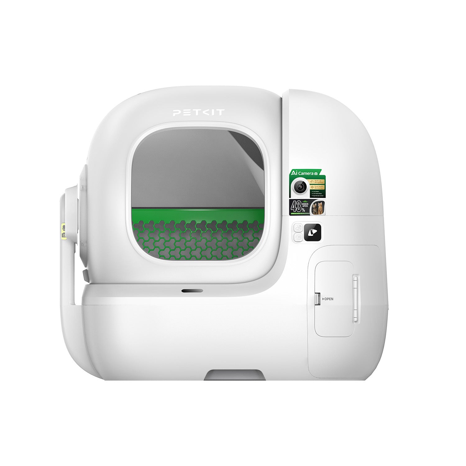 PETKIT Purobot Max Pro 2 Cat Litter Box, Extra Large Opening, Odor-Free, Complete with Accessories (Excellent-Refurbished), Like New